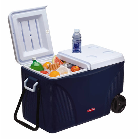 75 qt 5-Day Wheeled Ice Chest, Blue