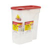 Flip-Top Cereal and Food Storage Container, 18 Cup, Red