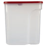 Flip-Top Cereal and Food Storage Container, 18 Cup, Red